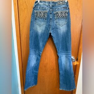 Miss Me Women's Mid Rise Boot Jeans - Size 32